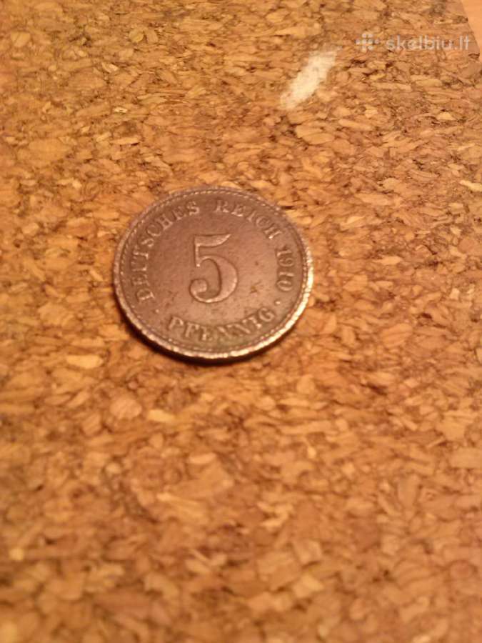 Monetos. 5 pfennig 1904m