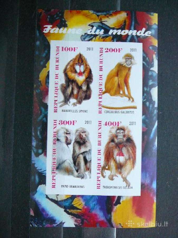 Bezdziones Burundis 2011 svarus j204a/b - nuotraukos Nr. 2