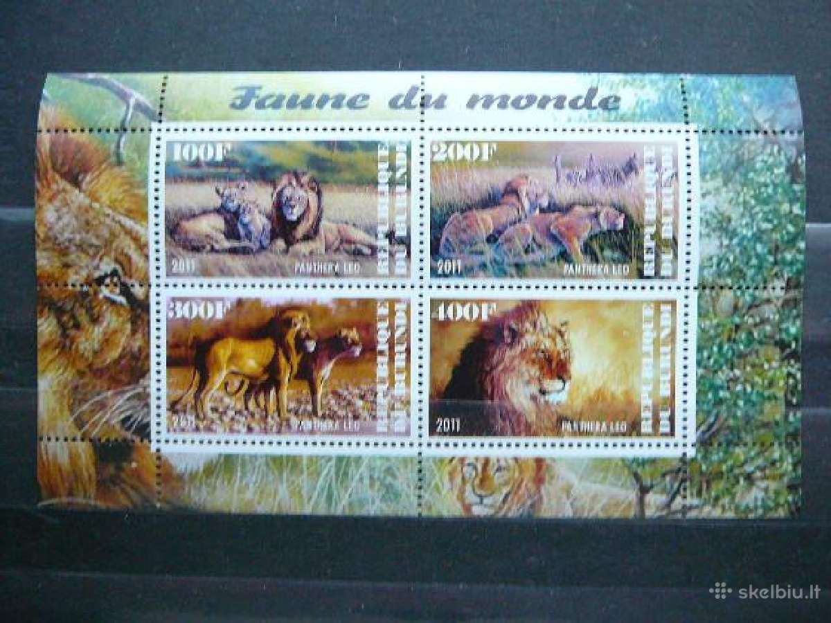 Liutai Kates laukines Burundis 2011 svarus j221a/b