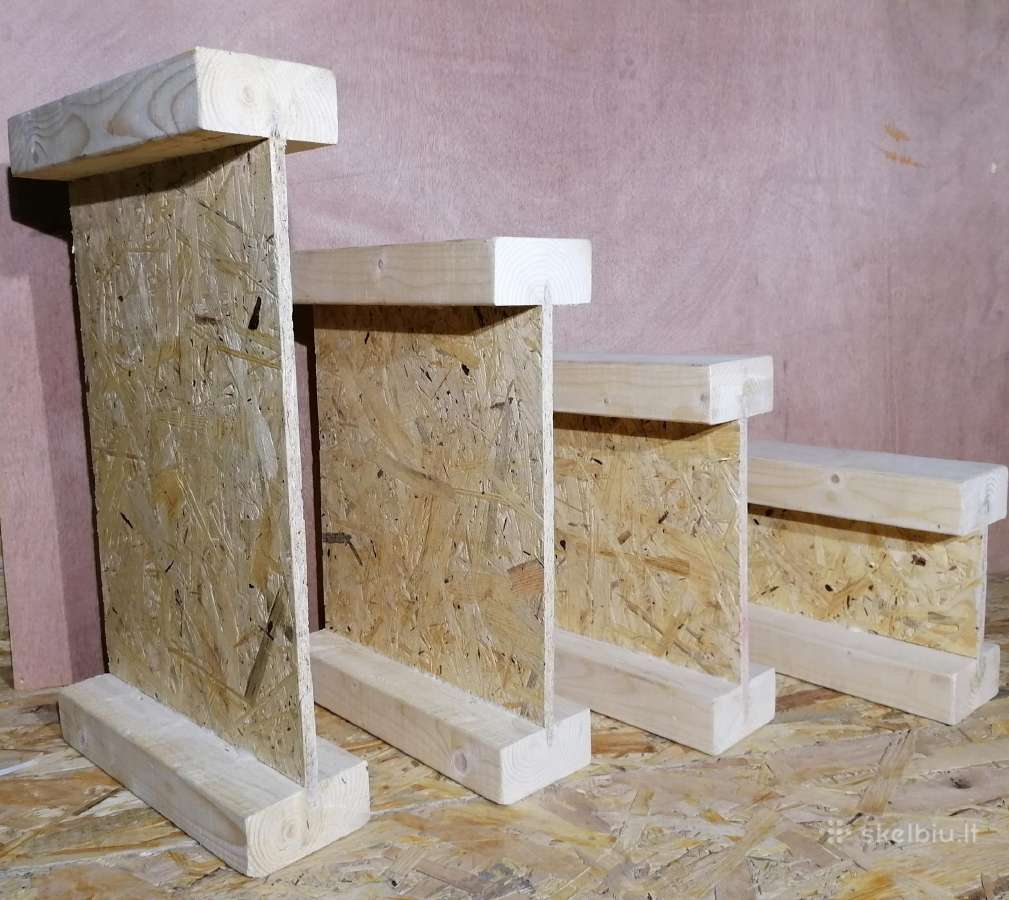 I-beam dvitėjinės sijos, ibeam gegnės - nuotraukos Nr. 17