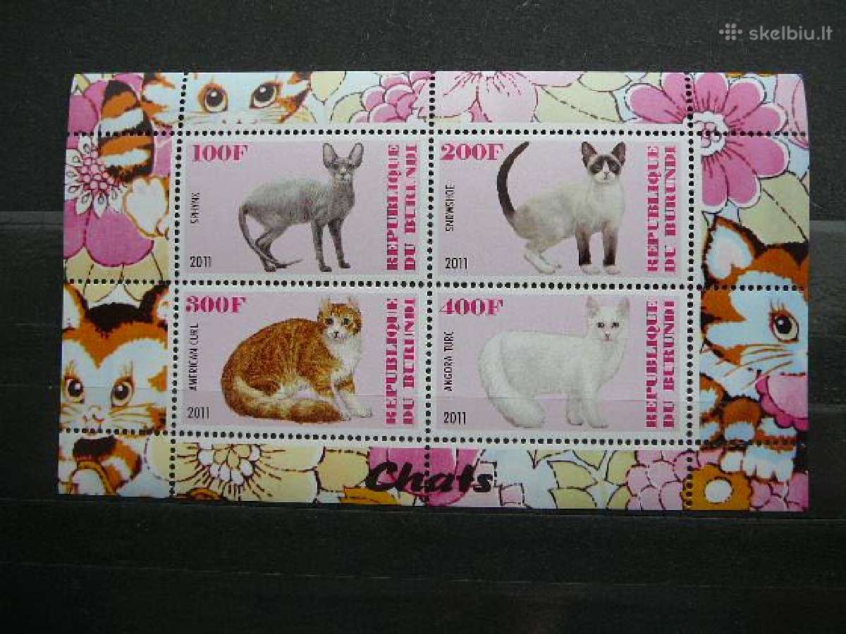 Kates Burundis 2011 10xklb. svarus j223/7a/b - nuotraukos Nr. 5