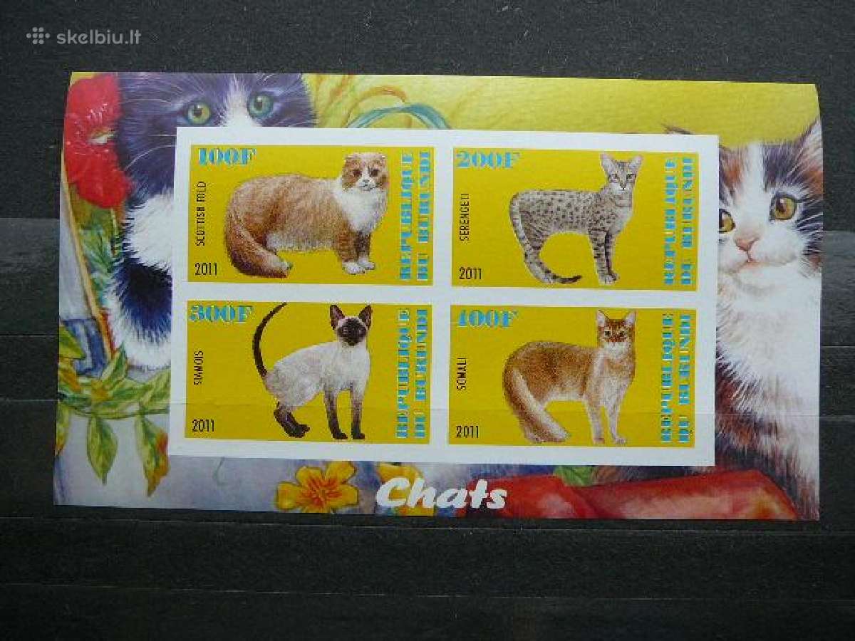 Kates Burundis 2011 10xklb. svarus j223/7a/b - nuotraukos Nr. 8