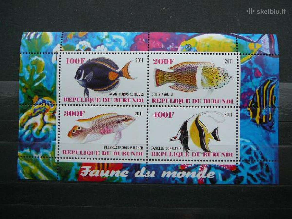 Zuvys Burundis 2011 2xklb. svarus j201a/b