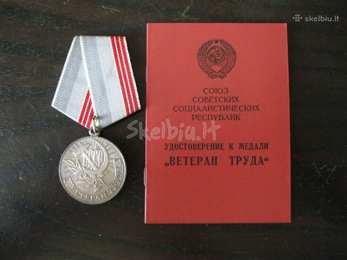 CCP medalis su dokumentu. zr. foto. - nuotraukos Nr. 3