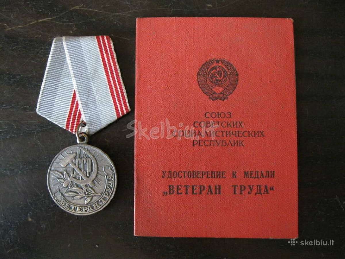 CCP medalis su dokumentu. zr. foto. - nuotraukos Nr. 5