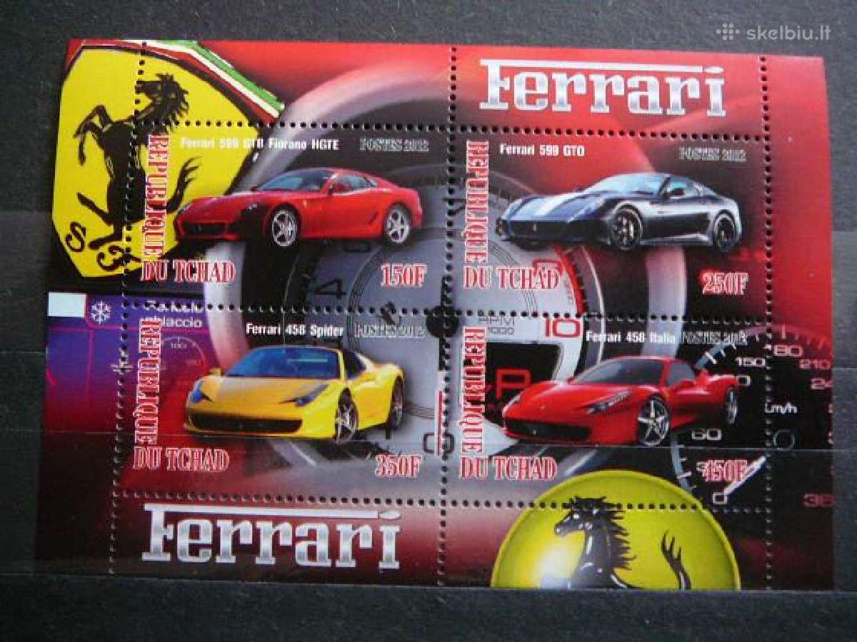 Automobiliai Ferrari Cadas 2012 svarus g539a/b