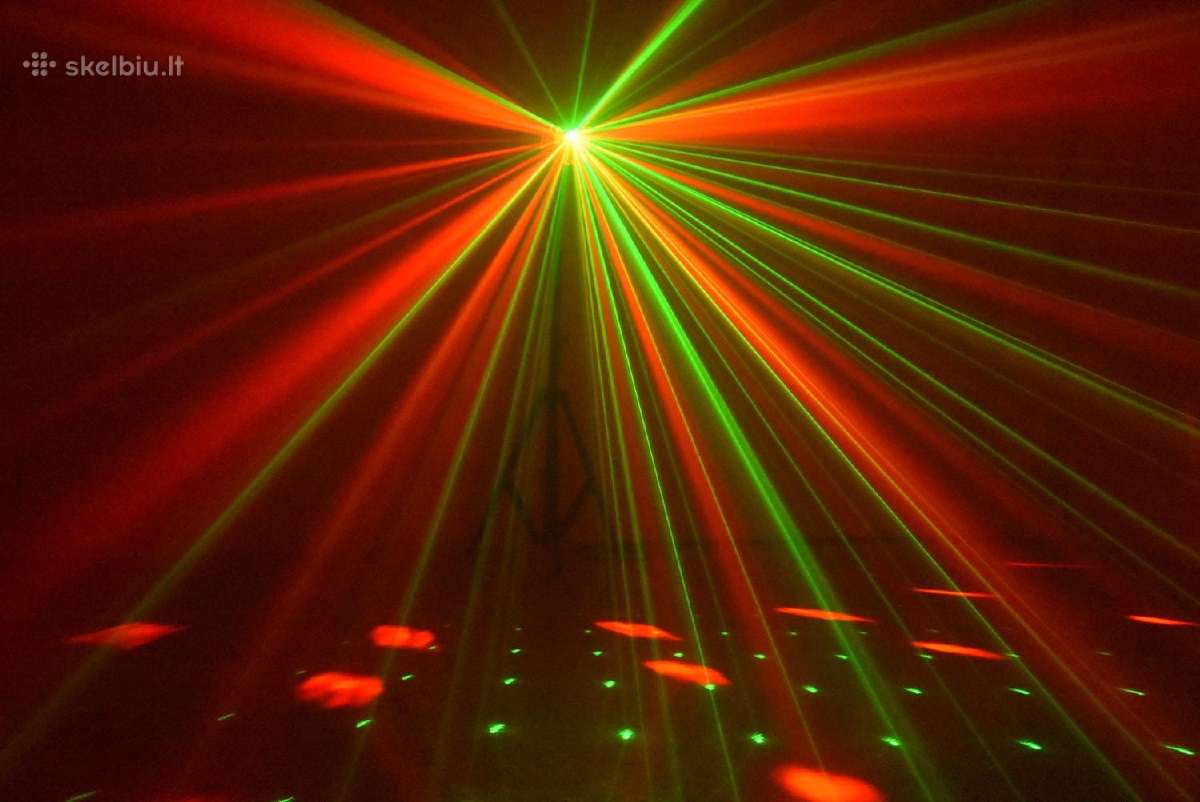 Beamz Radical II LED Derby with laser Rg and strob - nuotraukos Nr. 3