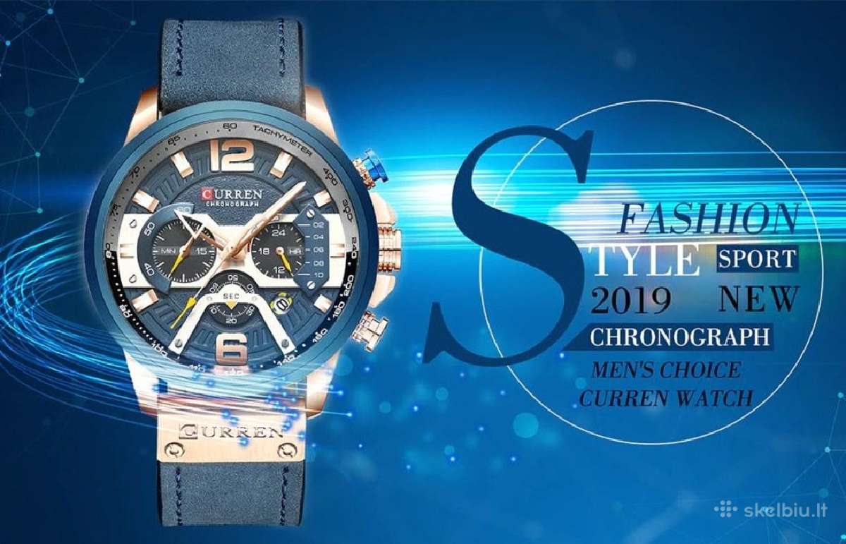 Laikrodis Curren Chronograph, vyriškas, kvarc - nuotraukos Nr. 7