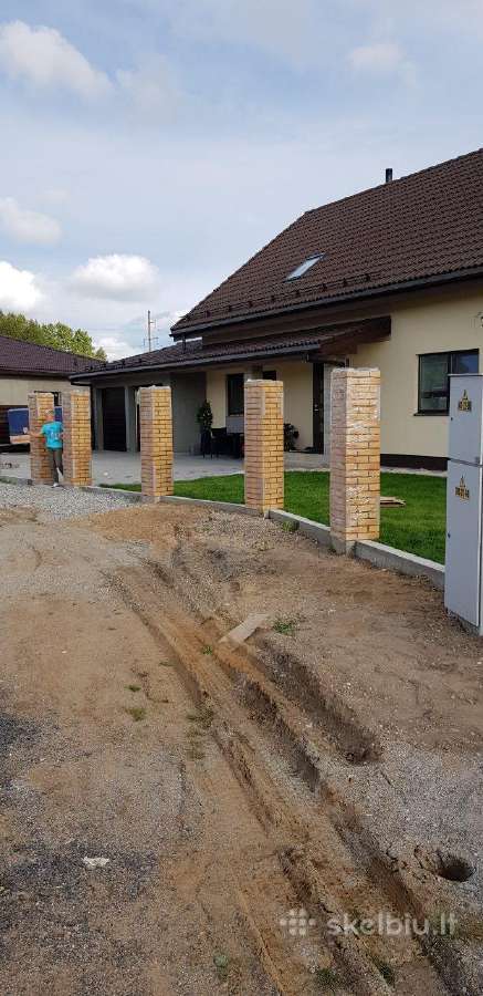 Klinkerio imitacijos stulpai. Tvoros, tvora - nuotraukos Nr. 10