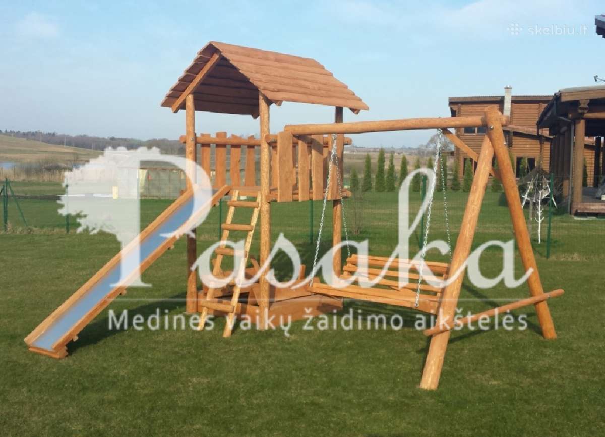 Zaidimu aiksteles, nameliai, vaikams, supynės, - nuotraukos Nr. 4