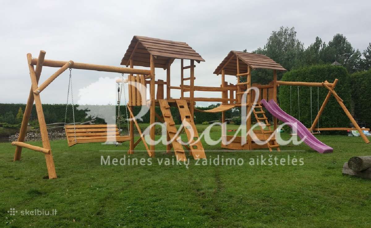 Zaidimu aiksteles, nameliai, vaikams, supynės, - nuotraukos Nr. 3