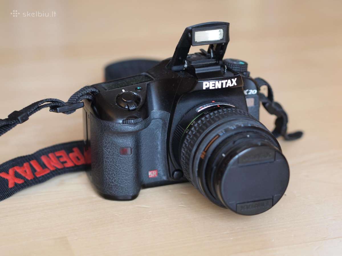 Veidrodinis Pentax K20d su 2 objektyvais ir kuprin - nuotraukos Nr. 3