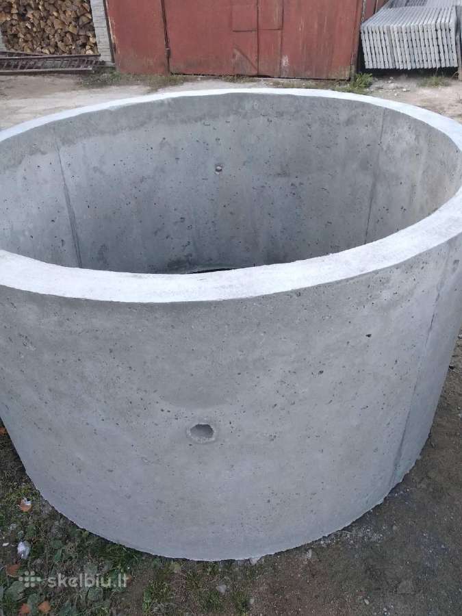 Betono, gelžbetonio žiedai,šachtos,dugnai, dangčia - nuotraukos Nr. 2