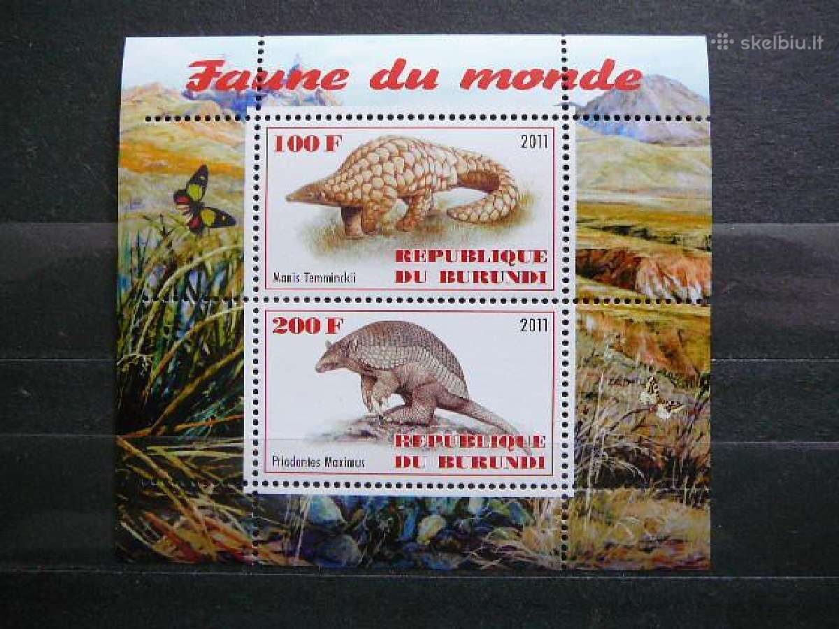 Skujuotis Sarvuotis Burundis 2011 Mnh g298a