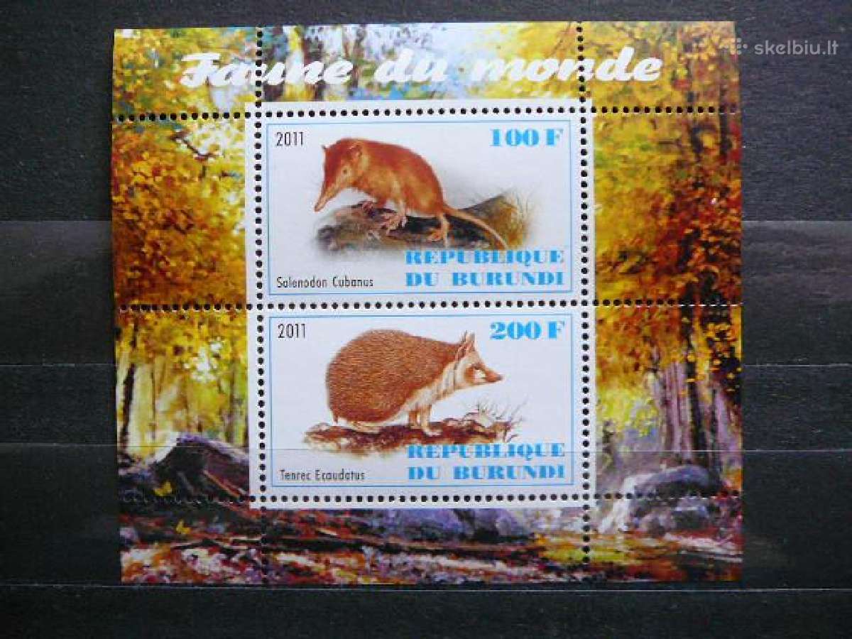 Vabzdžiaėdis Eziai Burundis 2011 Mnh g300a