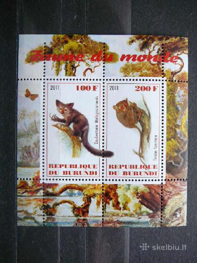 Primatai Burundis 2011 svarus g302a
