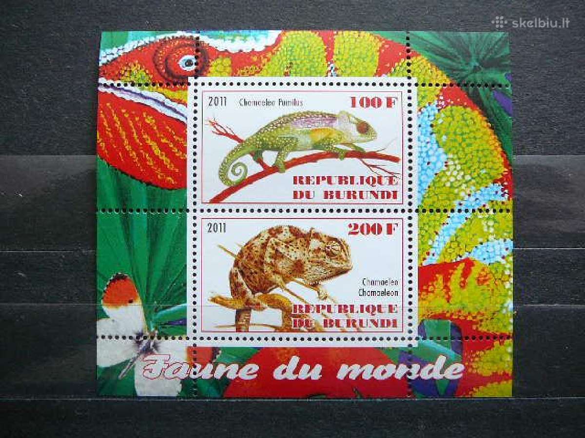 Chameleonai Burundis 2011 svarus g308a