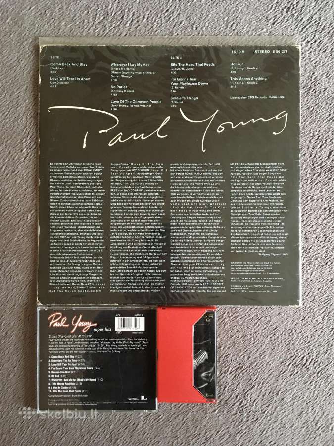 Paul Young garso įrašų rinkinys - nuotraukos Nr. 2