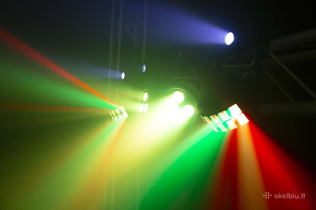Beamz Showbar Free 2x Par, 2x Derby and Strobe - nuotraukos Nr. 5