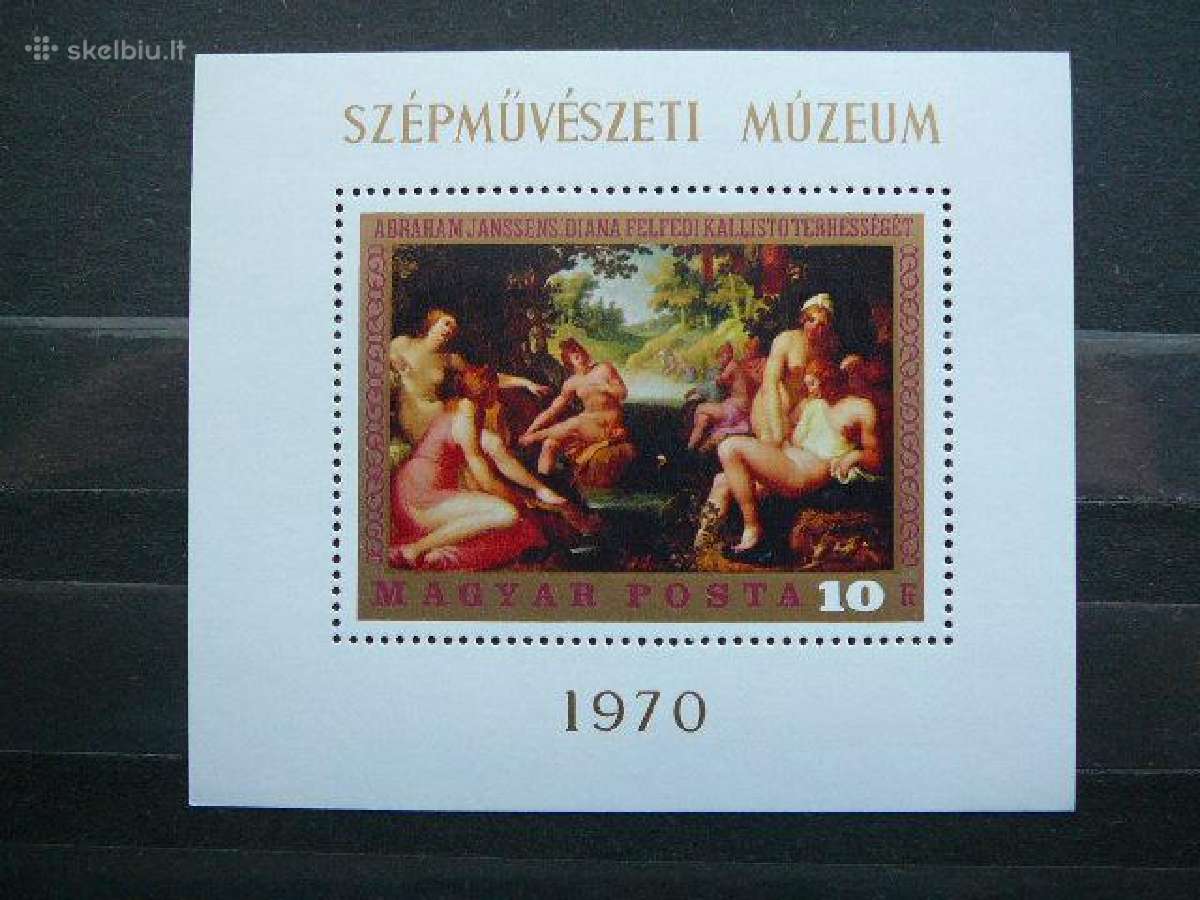 Daile Vengrija blokas svarus Mnh v2593