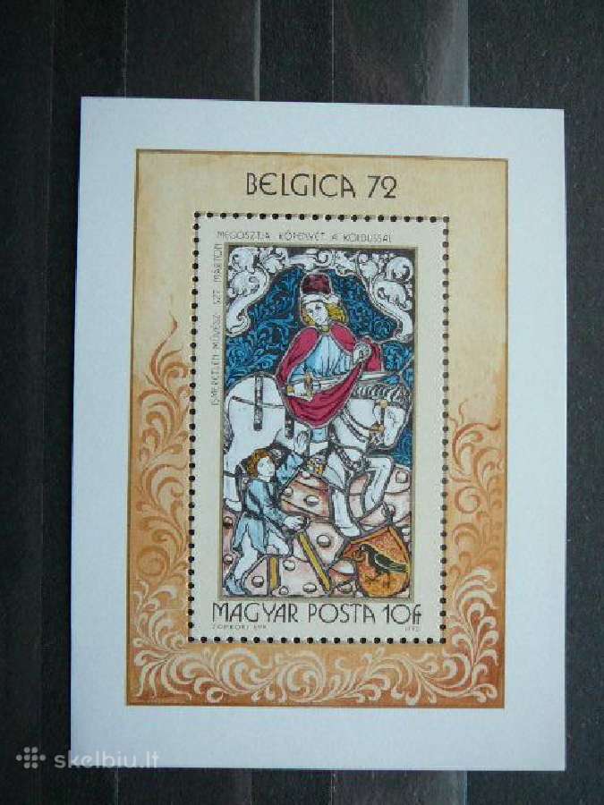 Daile Vengrija blokas svarus Mnh v2771