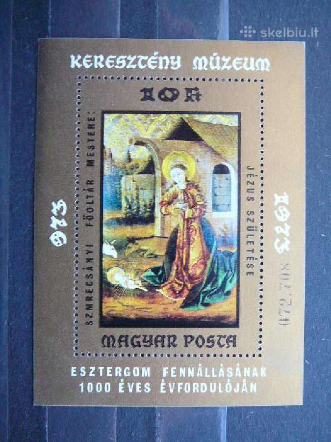 Daile Jezus Vengrija 1973 blokas svarus Mnh v2914