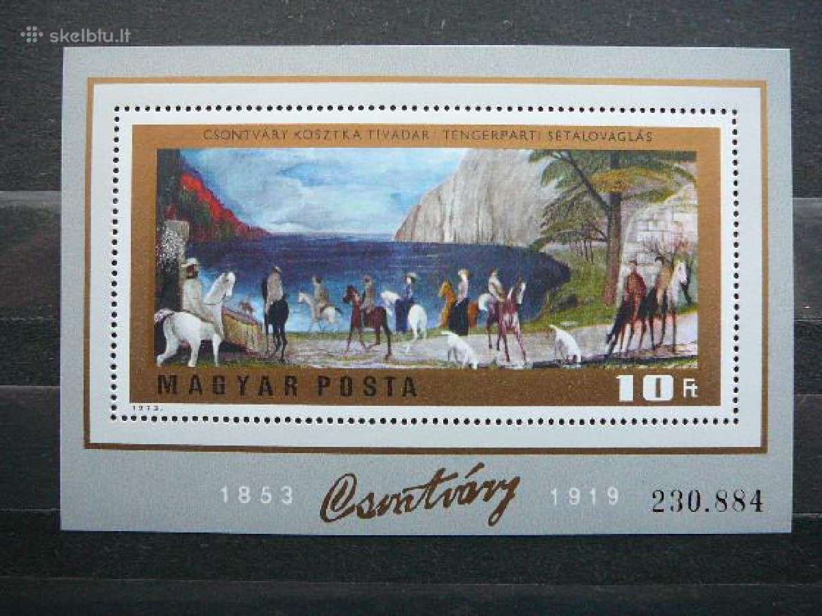 Daile Arkliai Vengrija blokas svarus Mnh v2885