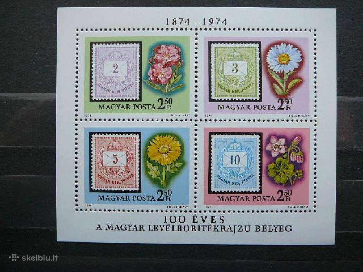 Geles Vengrija blokas svarus Mnh v2941