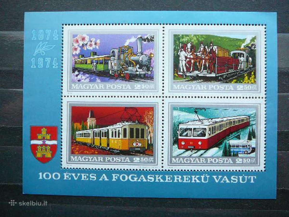 Garveziai Vengrija blokas svarus Mnh v2964