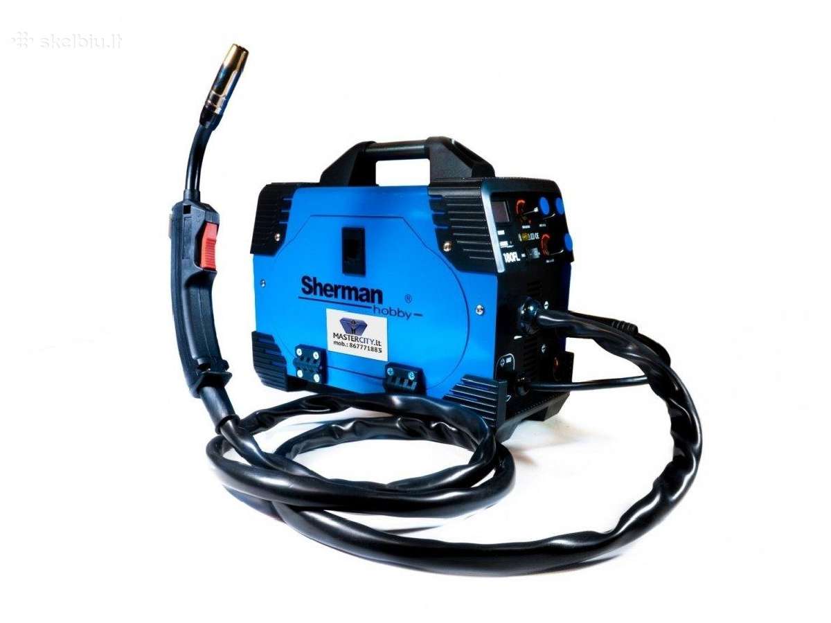 Suvirinimo pusautomatis Sherman Mig 180fl, 180a,