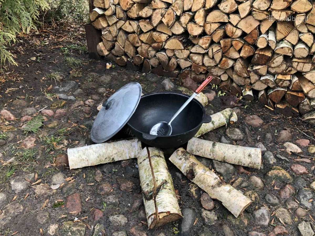 Špyžiniai (ketaus) indai, keptuvės, puodai griliai - nuotraukos Nr. 13