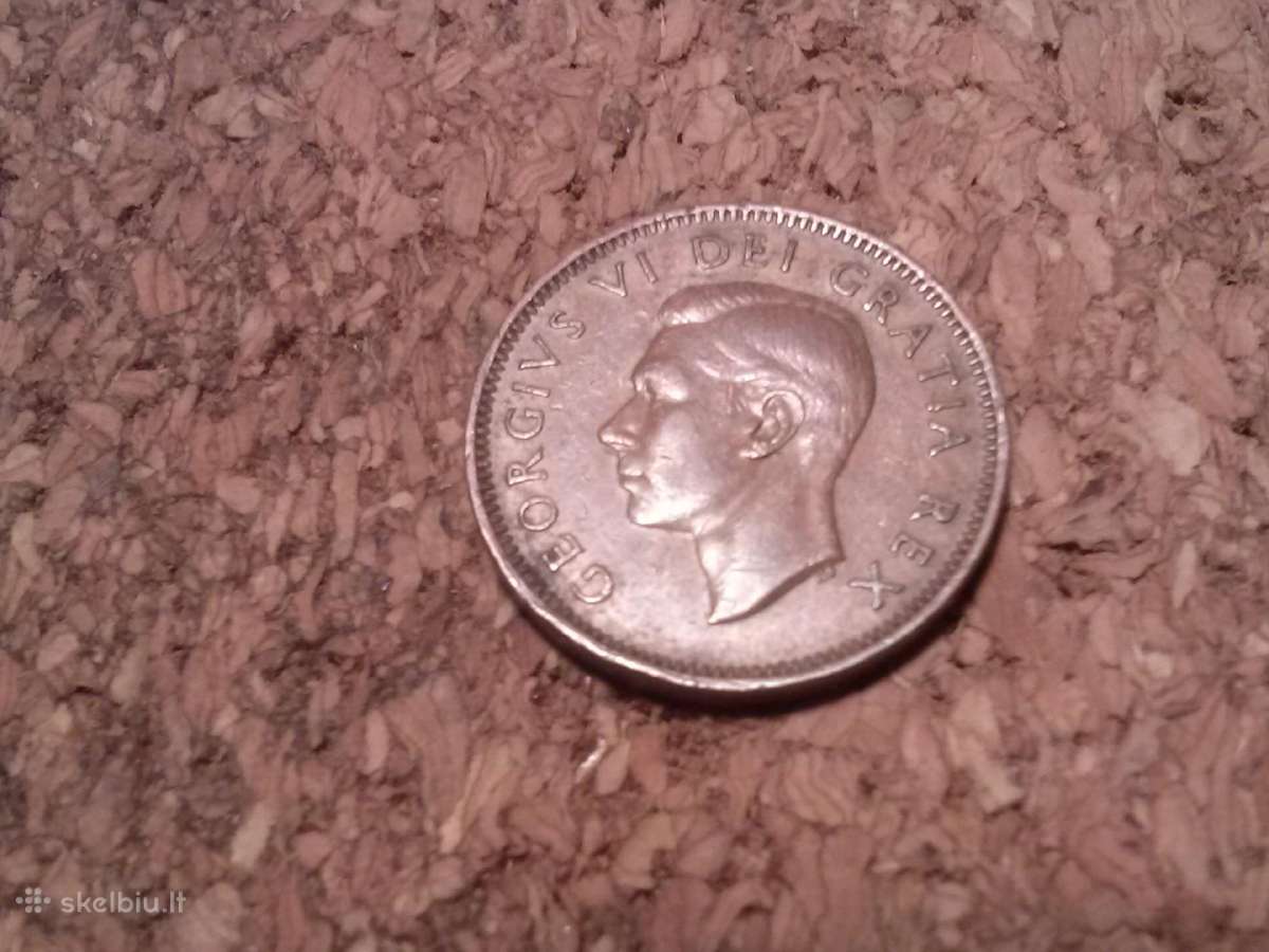 Monetos. Kanada 1 cent 1948 m. - nuotraukos Nr. 3