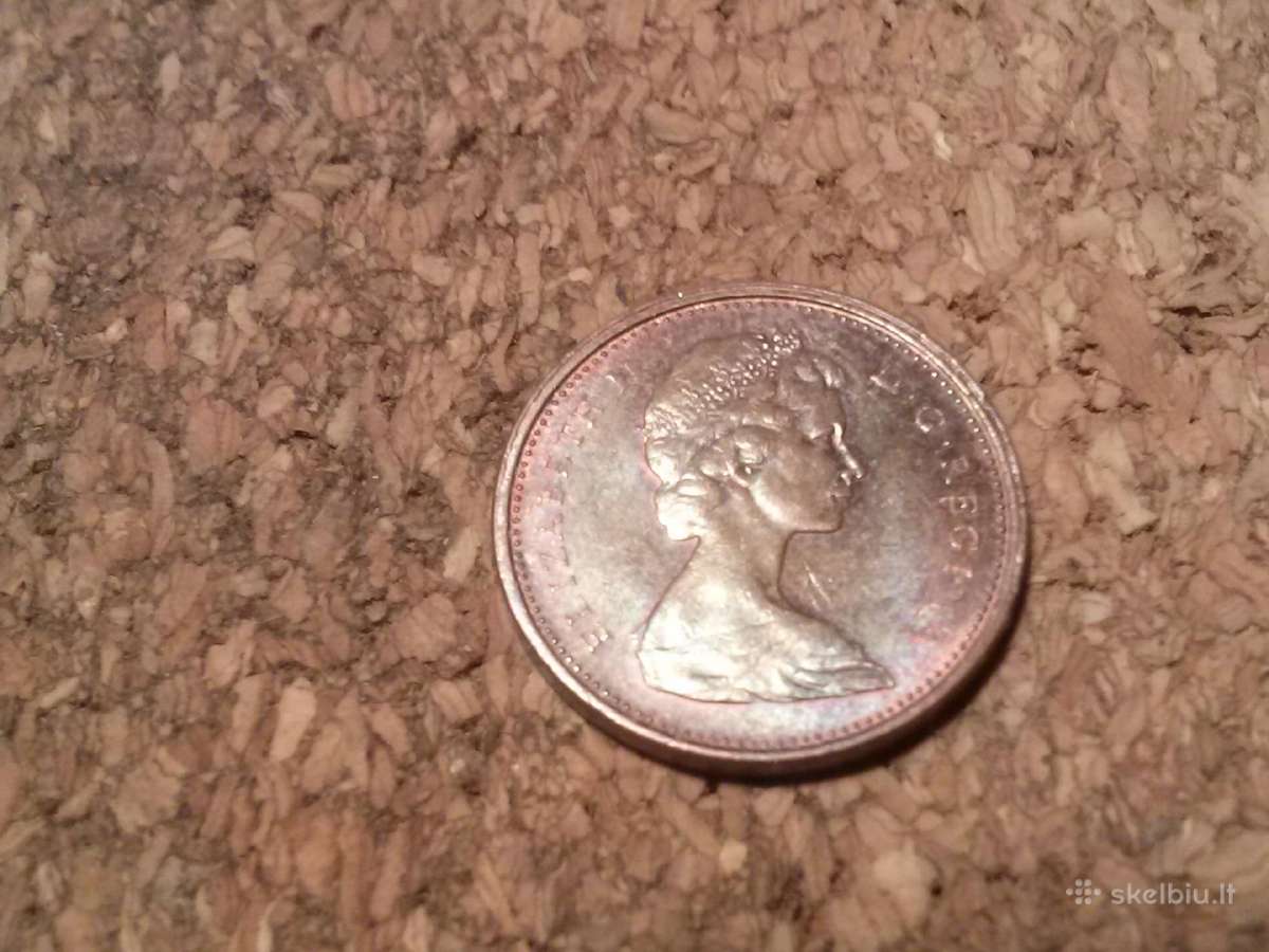 Monetos .kanada 1974m. 1 cent.