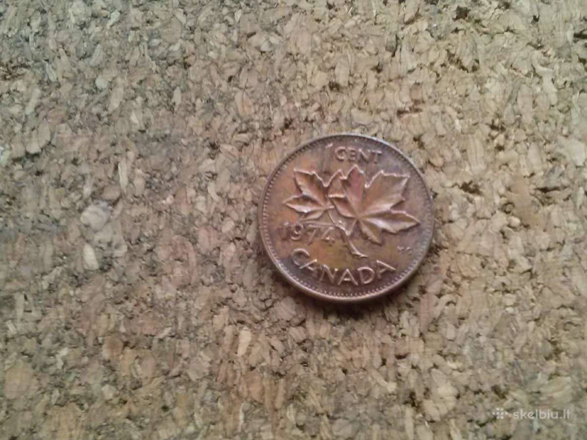 Monetos .kanada 1974m. 1 cent. - nuotraukos Nr. 5