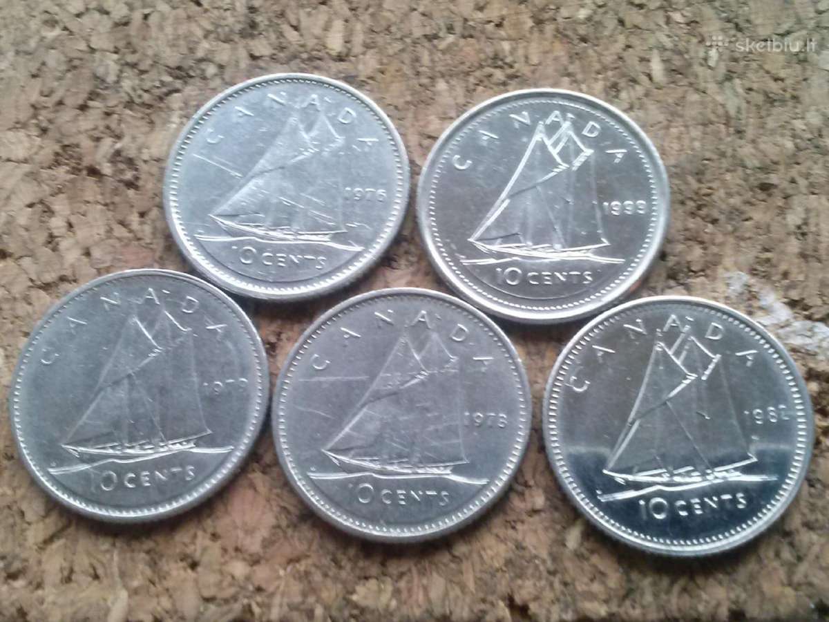 Monetos.canada 25 centai 1975-1995m. - nuotraukos Nr. 3