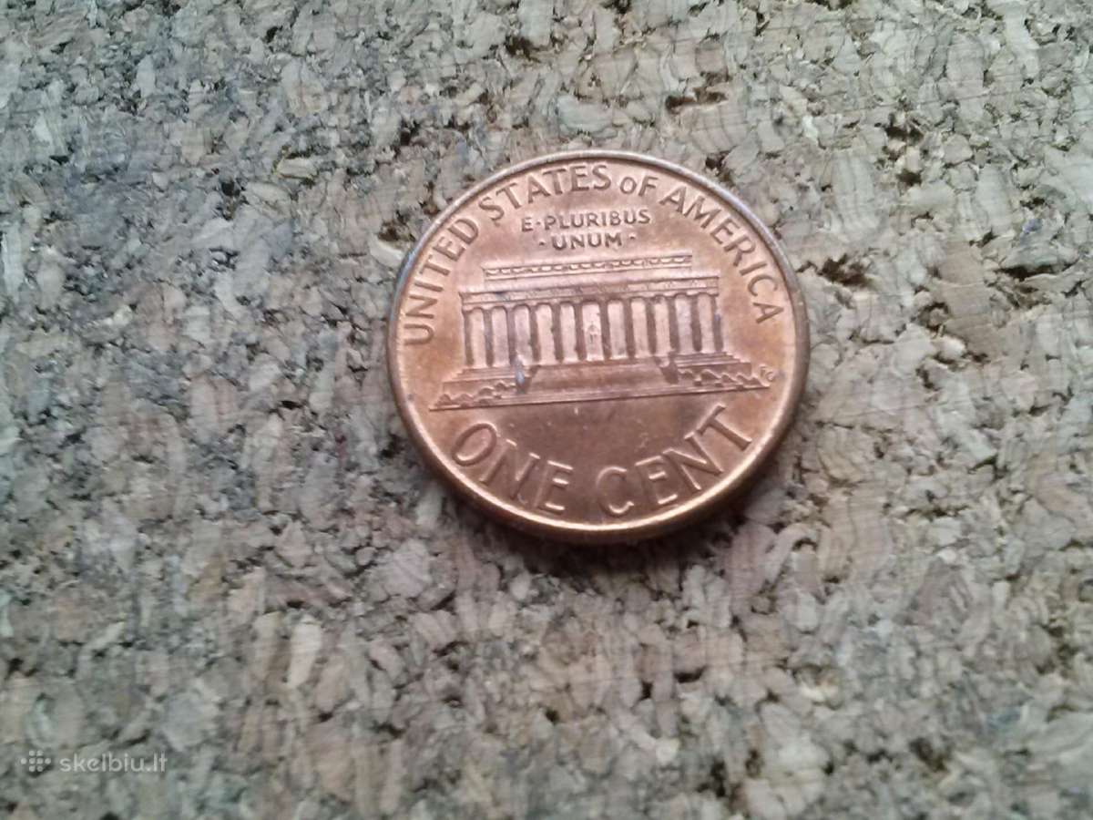 Monetos .one Cent. - nuotraukos Nr. 3