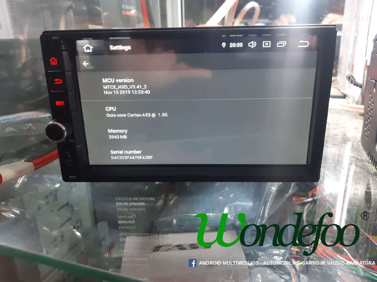 2 Din Android 12 Multimedia Su Dsp - nuotraukos Nr. 14