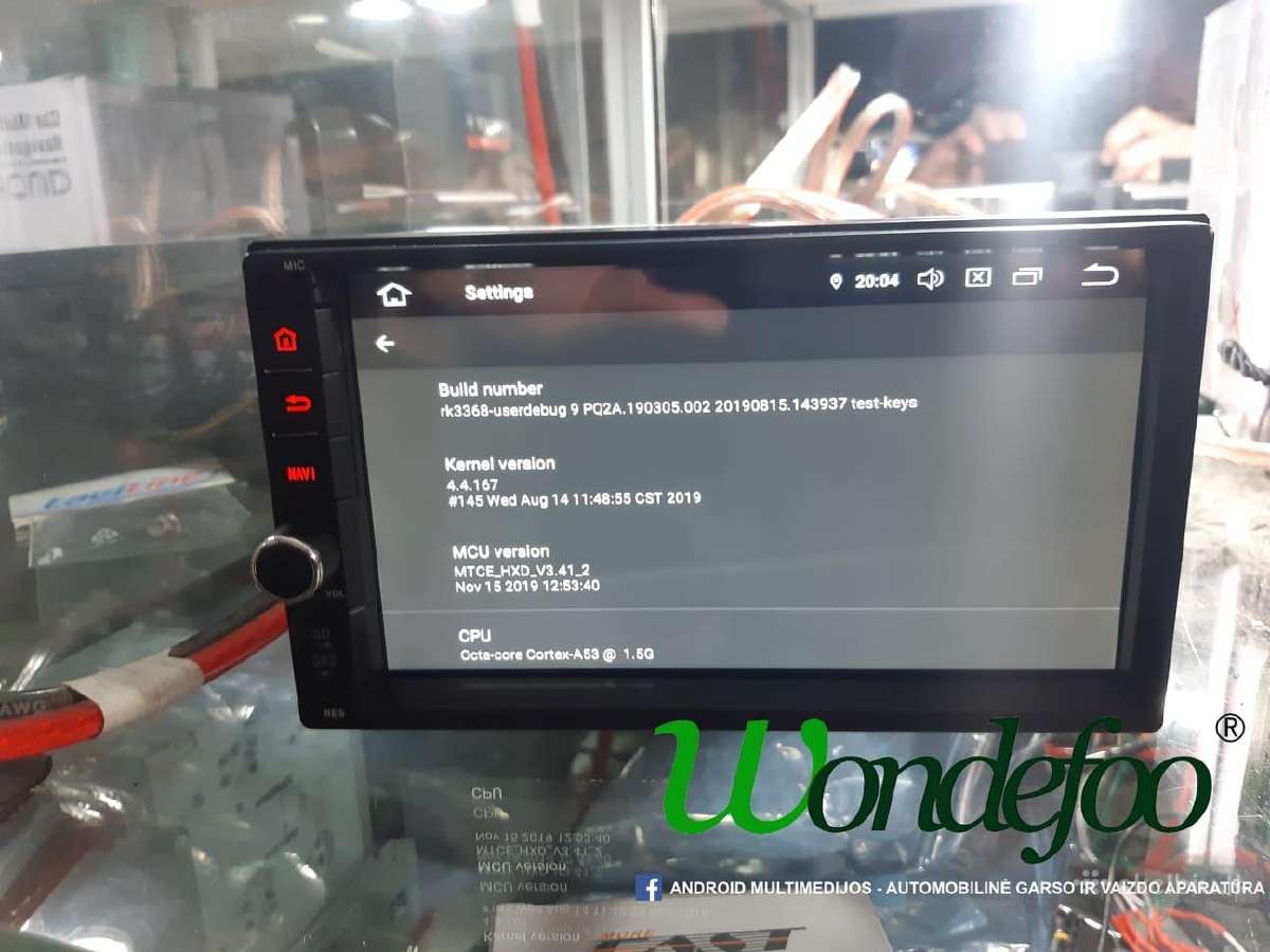 2 Din Android 12 Multimedia Su Dsp - nuotraukos Nr. 15