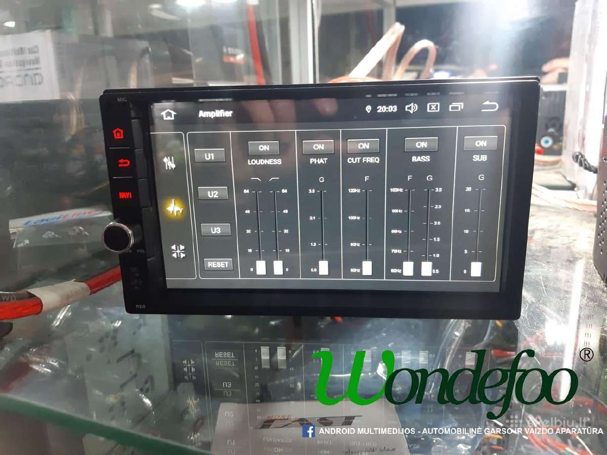 2 Din Android 12 Multimedia Su Dsp - nuotraukos Nr. 8