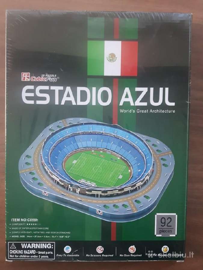 Estadio Ezul 3D puzzle(puzle) Naujas