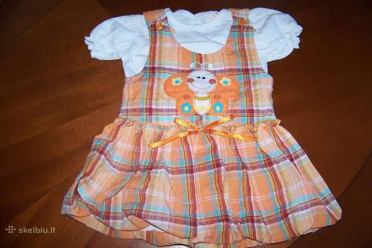 Suknelės ir zara kids komplektas 1-2 metų mergytei - nuotraukos Nr. 2