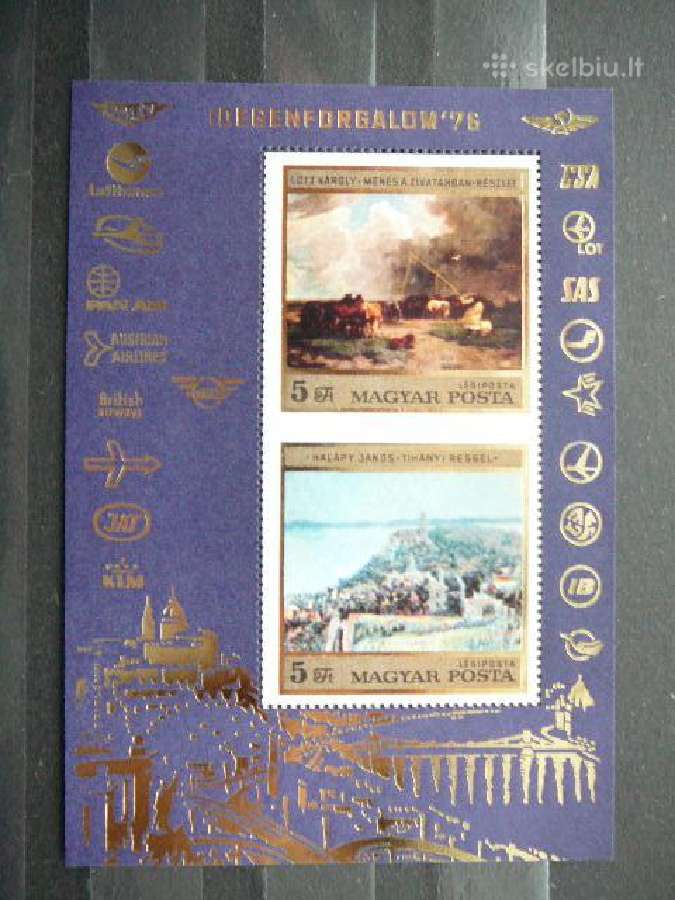 Daile Vengrija 1967 blokas Mnh v3106