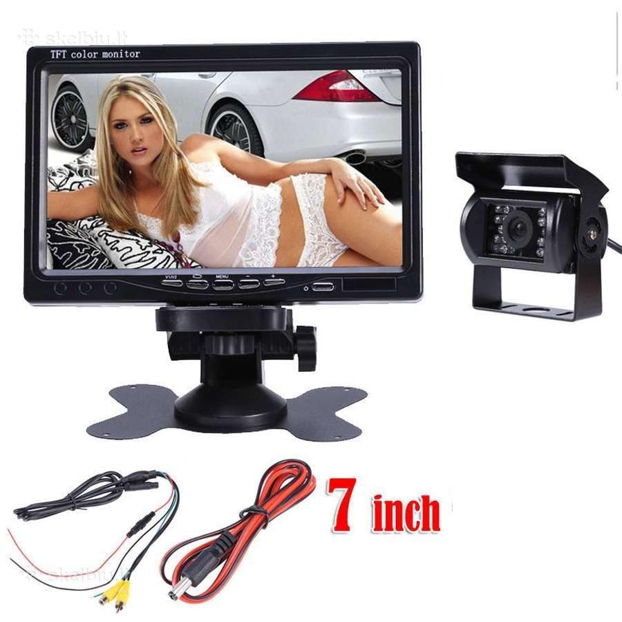 LCD monitorius ir Galinio vaizdo kamera Įvairūs - nuotraukos Nr. 2