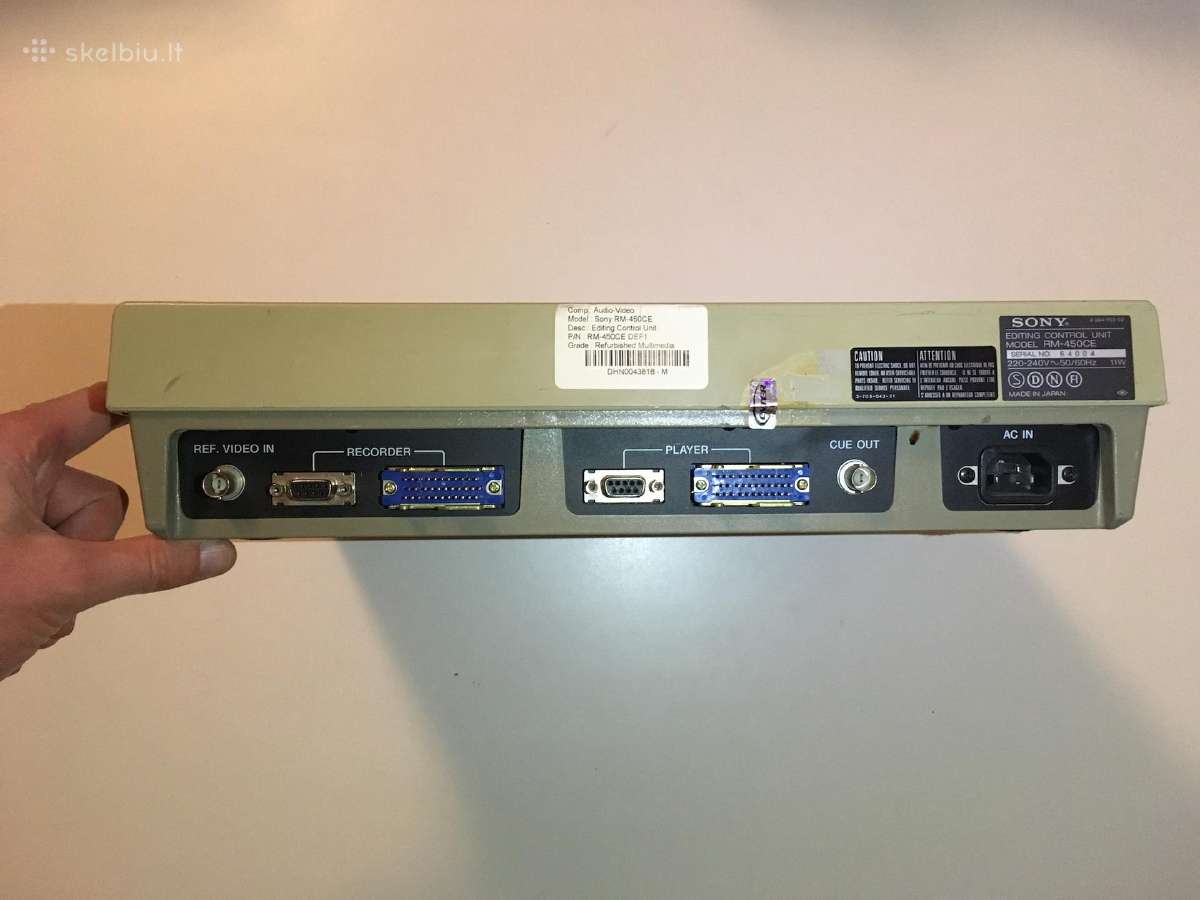 Parduodu sena video pulta Sony Rm 450 CE - nuotraukos Nr. 3