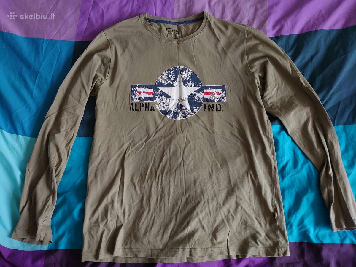Vyriškas džemperis Alpha Industries.