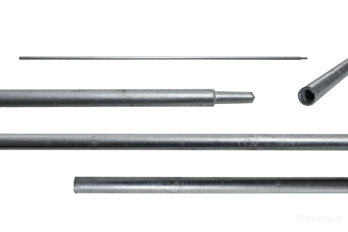 Įžeminimo strypas 1.5m 8€/vnt ir priedai