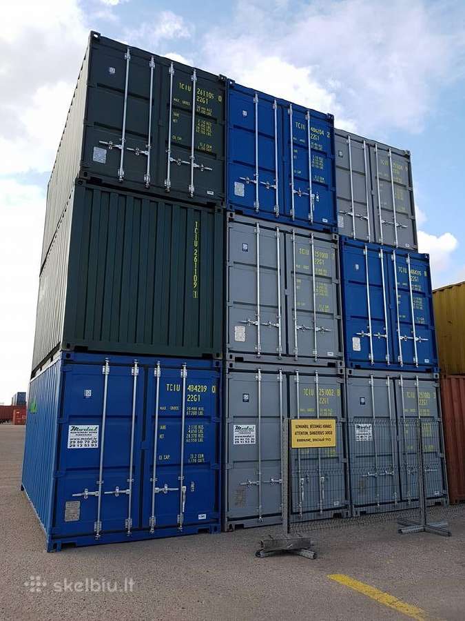 Nauji 20 pėdų (6m) jūriniai konteineriai Akcija - nuotraukos Nr. 11