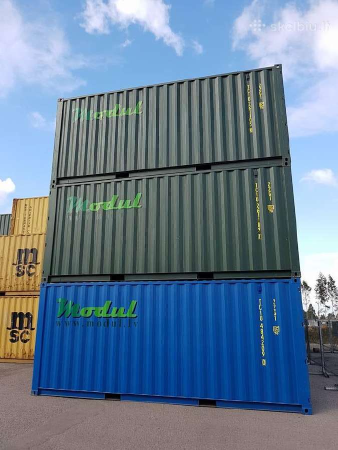 Nauji 20 pėdų (6m) jūriniai konteineriai Akcija - nuotraukos Nr. 12