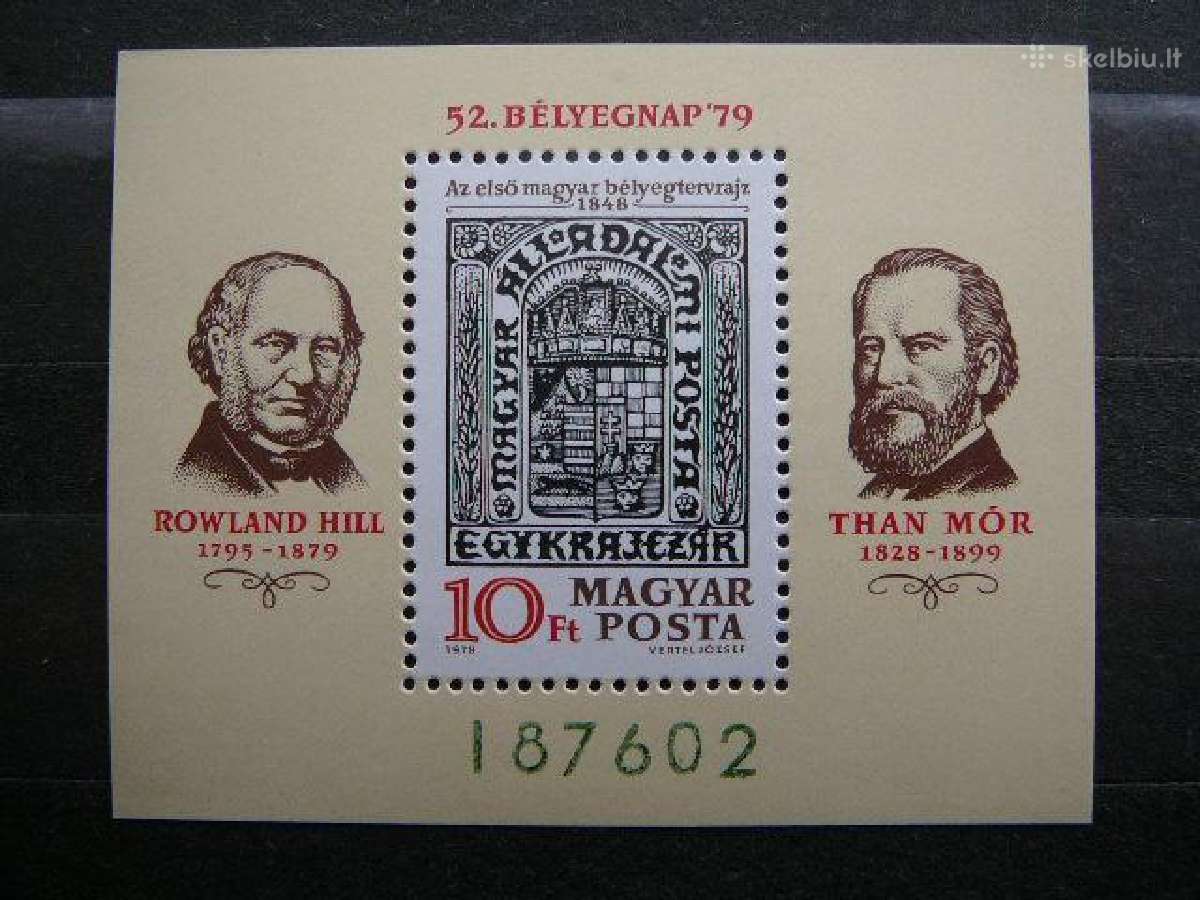 Izymus zmones P. zenklai Vengrija blokas Mnh v3377