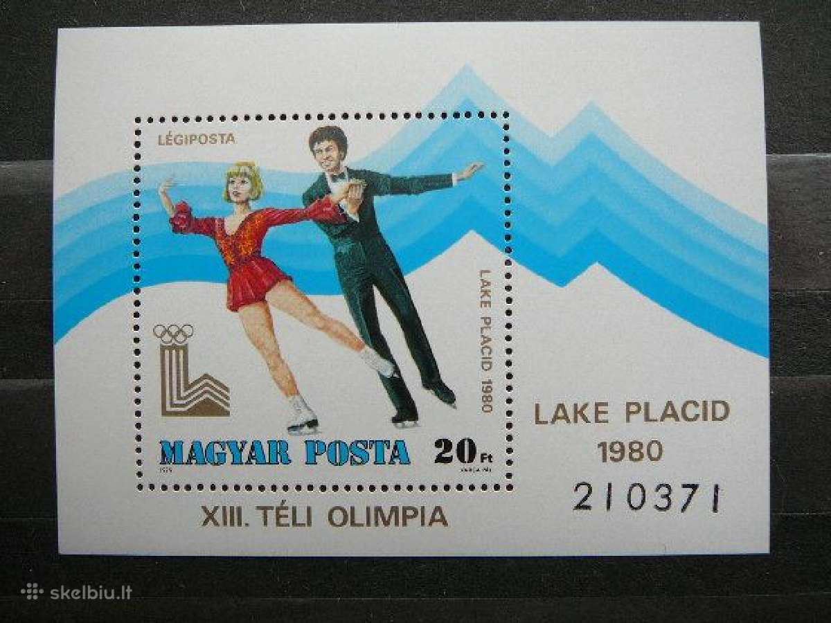 Olimpines Vengrija blokas Mnh v3396